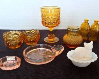 Amber EAPG Depression Glass
