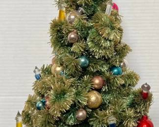 Vintage MCM Tabletop Xmas Tree