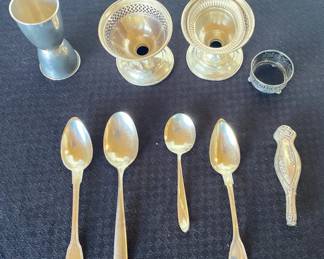 All Sterling Gorham Jigger, SpoonSaltMisc Pcs