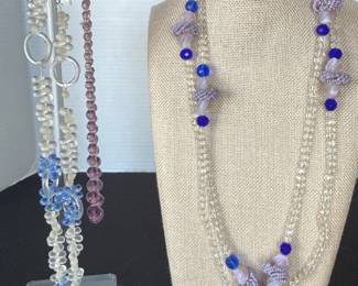 Antique Fabulous PurpleBlueClaire, Crystal  Glass 