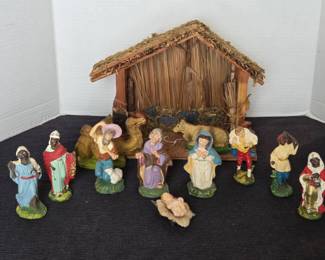 Nativity And Figurines Made In Italy