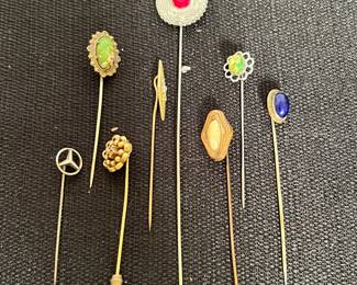 Antique Vtg Stick Pins