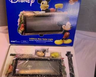 Mickey Address Box Solar Light