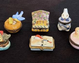 Limoges Whimsical Pill Boxes