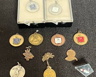 Vintage Ballroom Dance Bowling Medals