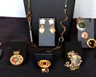 Steampunk Style Jewelry One Signed