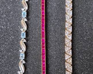 Sterling And Stone Bracelets