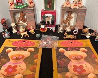 Vintage Newer Christmas Bears  Mice Figures