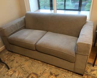 Room & Board light gray sofa (some stains on cushions) 76”L, 36”D