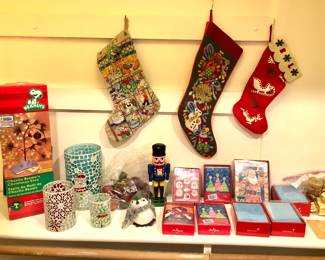 Xmas stockings, nutcracker, Xmas cards & more 