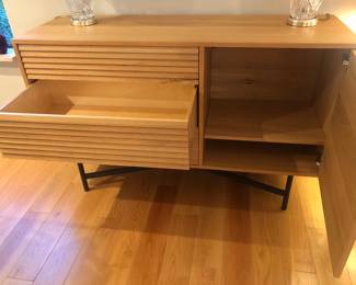 Adrian storage cabinet opened up