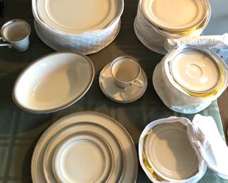 Pickard “Geneva” china - 57 pieces total (service for 12 - only 8 bread plates) 