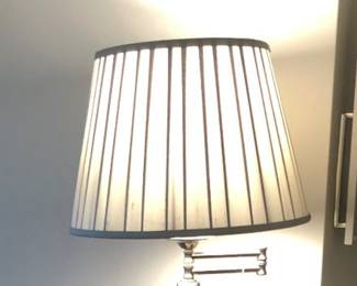 Restoration Hardware brushed nickel floor lamp