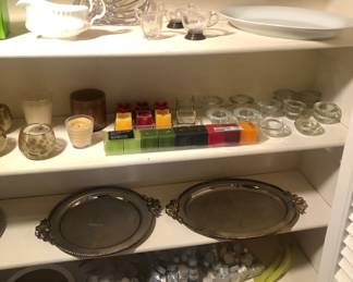 More candles & serving pieces 