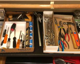 A few hand tools 