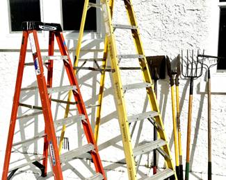 6-Foot Werner Ladder and 12-Foot Husky Ladder