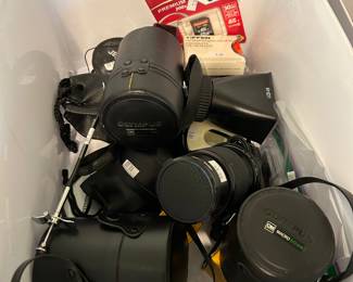 Variety of Olympus & Cannon Lens