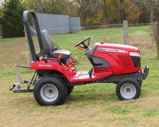 Massey Ferguson GC1705 Sub Compact diesel tractor, purchased brand new October 2017. Very nice!!! 219 hours.