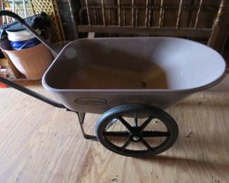 Green Thumb wheelbarrow.
