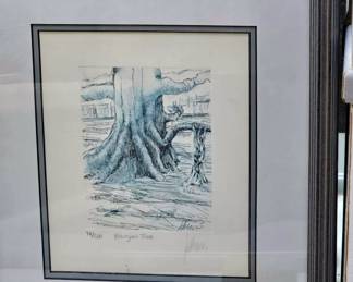 Jerry Garcia Signed Print