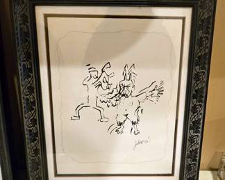 Jerry Garcia Signed Print