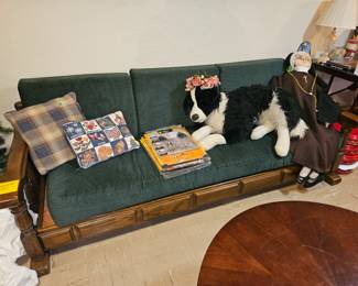 $10 large wooden sofa