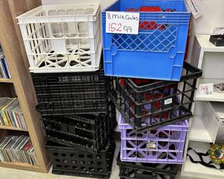 8 Milkcrates