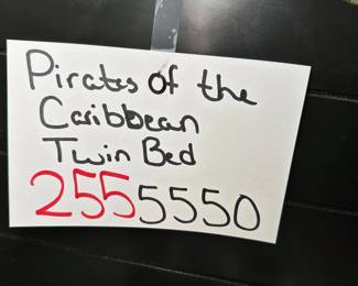 Pirates of the Caribbean Twin Bed 