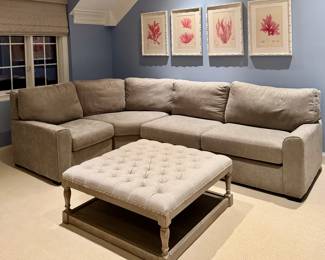 Custom Sectional Sofa with Sleeper 