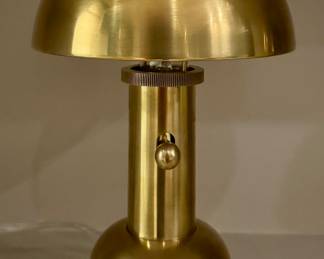 (4) Brass Library Lamps
