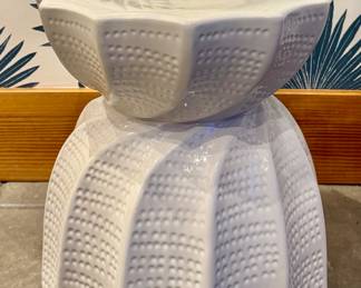 Made Goods Twisted Ceramic Stool