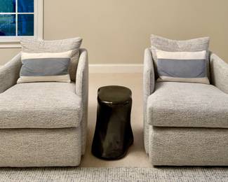 (2) Four Hands Whittaker Swivel Chairs