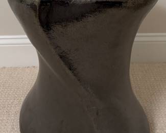 Twisted Ceramic Side Table