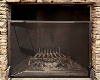 Wrought Iron Fireplace Screen