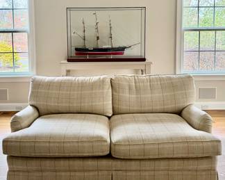 Custom Upholstered Loveseat