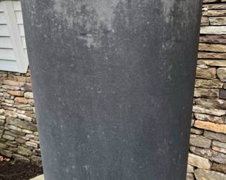 (2) Pottery Pots Dax Vases (18.5”w x 39”h)