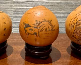Chinese Carved Gourds