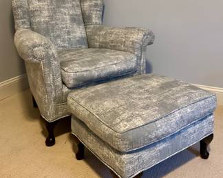 Zimman’s Down Armchair & Ottoman