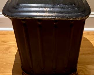 Vintage Toleware Coal Scuttle