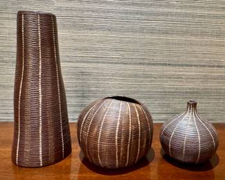 Textured Decorative Vases