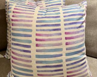 (2) Custom Down Pillows