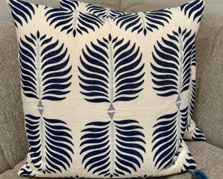 (2) Serena & Lily Down Pillows