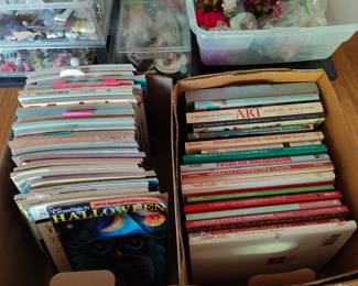 100s of craft magazines & books 