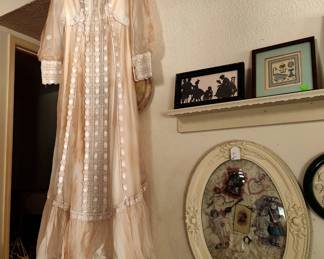 Vintage 1960s Edwardian Revival Gown – Prairie Wedding Dress