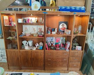 Solid Oak 4-piece Cabinet