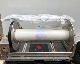 Titan 4028-6E Electric Hose Reel with Roller Fair Lead