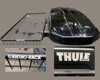 Thule Car Roof Carrier with Rhino-Rack Component