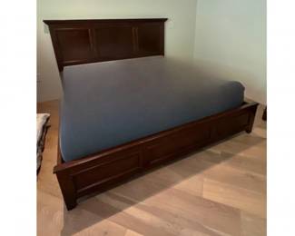 Wyoming King Wood Bed Frame ONLY - Mattress/Springs Not Included