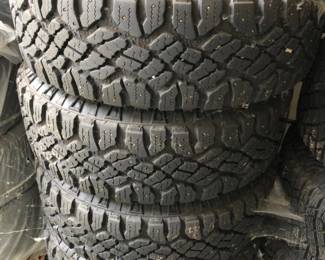 Four Goodyear Wrangler Studded Tires - Size LT275/65 R20