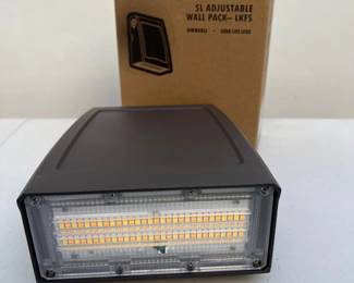 Eight Dimmable 5L Adjustable Wall Pack Lights –Contractor Lighting Lot